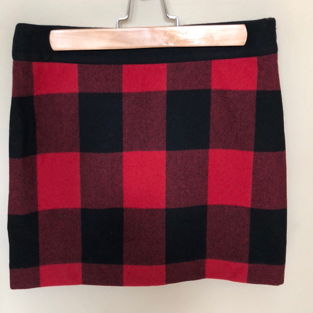 J Crew plaid mini skirt